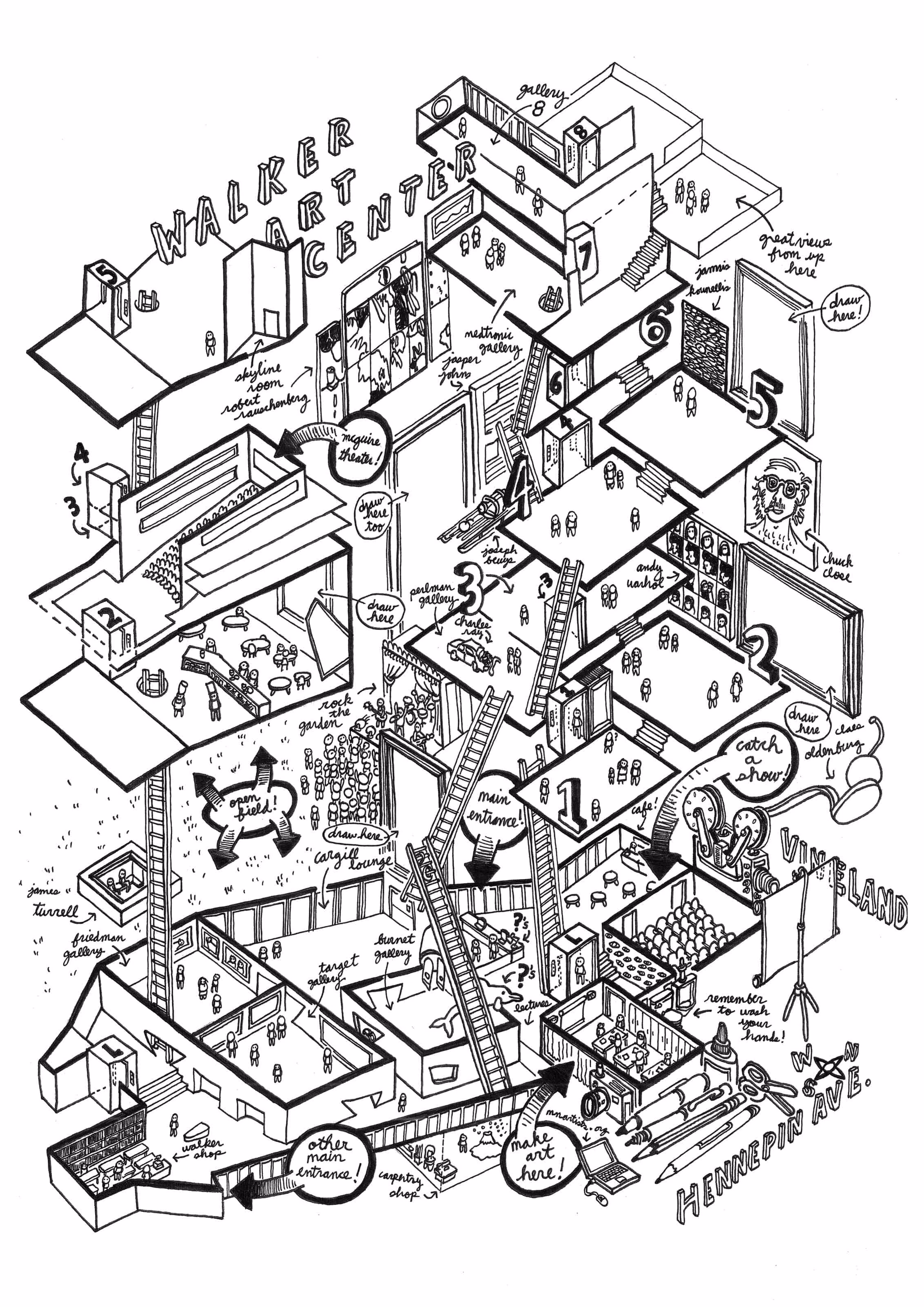 Walker Art Center map — image 1