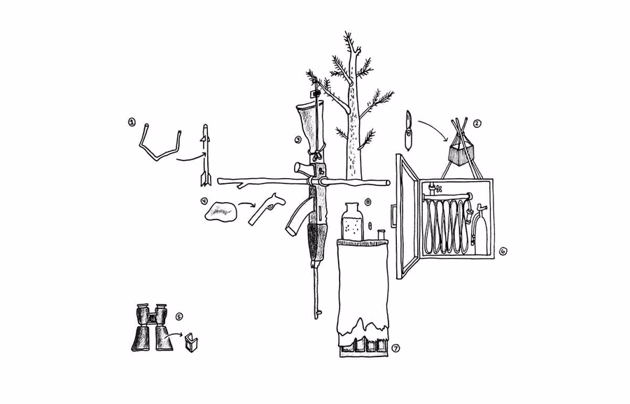 Drawings of background objects seen in TV shows — image 2